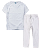 Παιδική μπλούζα μονόχρωμη κοντομάνικη Online Lord άσπρο μονόχρωμα tshirt κοντομάνικα καλοκαιρινά σκέτα ετών | Παιδικό κολάν για κορίτσια online άσπρο 