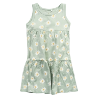 Παιδικό φόρεμα Name it για Daisy κορίτσια Ballerine πράσινο καλοκαιρινό οικονομικό βαμβακερό μακό ετών online (1)