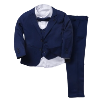 Παιδικό κουστούμι για αγόρια και παραγαμπράκια Scissors μπλε navy 6-9