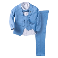 Παιδικό κουστούμι για αγόρια και παραγαμπράκια Scissors γαλάζιο 2-5