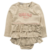 Βρεφικό ζιπουνάκι Guess για κορίτσια Floral μπεζ κοριτσίστικο επώνυμο μοντέρνο ανοιξιάτικο φθινοπωρινό μηνών online (1)