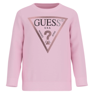 Παιδική μπλούζα GUESS για κορίτσια Glam ροζ καθημερινή σχολείο ανοιξιάτικη φθινοπωρινή άνετη ετών online