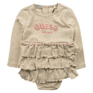 Βρεφικό ζιπουνάκι Guess για κορίτσια Floral μπεζ κοριτσίστικο επώνυμο μοντέρνο ανοιξιάτικο φθινοπωρινό μηνών online (1)