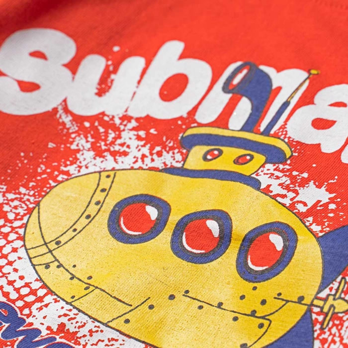 Bρεφικό σετ New Collage για αγόρια Submarine2 Πορτοκαλί καθημερινά αγορίστικα ποιοτικά online προσφοράς 3