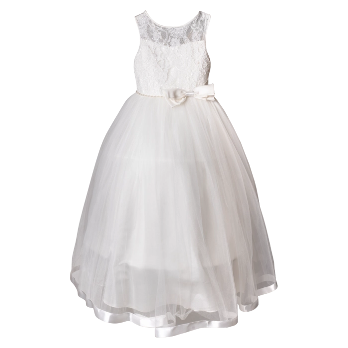 Παιδικό φόρμεα για κορίτσια Saint Leu άσπρο ακριβά φορέματα για γάμο βάφτιση εκκλησία αμπιγιέ καλά για κορίτσια 10 12 ετών online