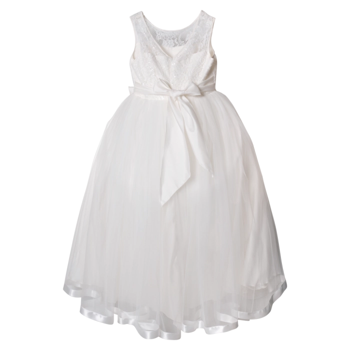 Παιδικό φόρμεα για κορίτσια Saint Leu άσπρο ακριβά φορέματα για γάμο βάφτιση εκκλησία αμπιγιέ καλά για κορίτσια 10 12 ετών online 1