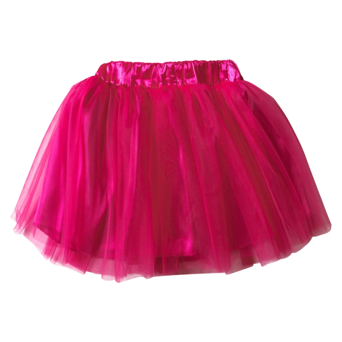 Παιδική φούστα tutu για κορίτσια Grecia φούξια φούστες με τούλι μονόχρωμες για εκδηλώσεις παραστάσεις αστεράκια online 1