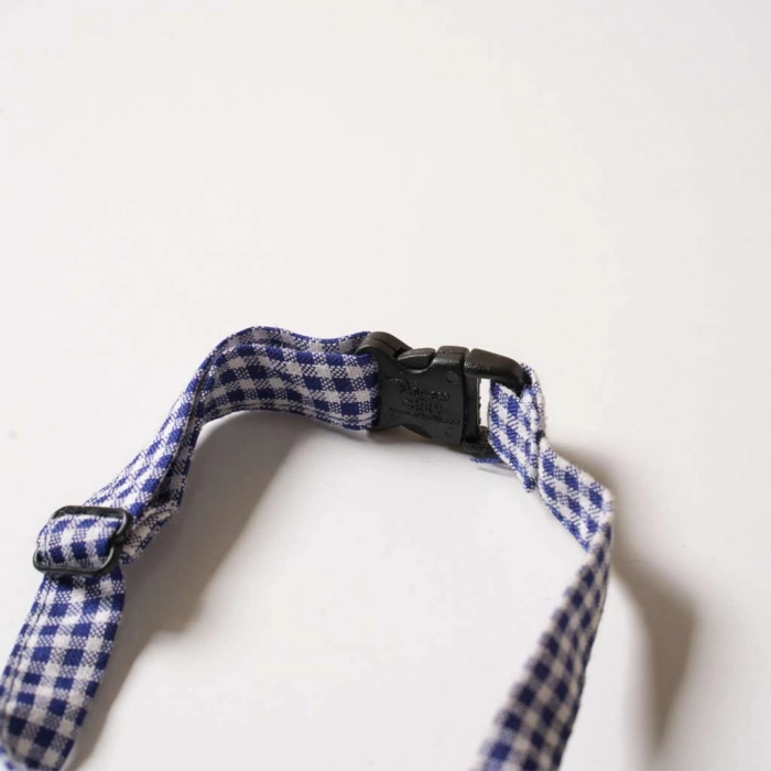 Παιδική γραβάτα για αγόρια Tie καρό μπλε αγορίστικες ργαβάτες με κλιπς για αγοράκια ετών Online 1