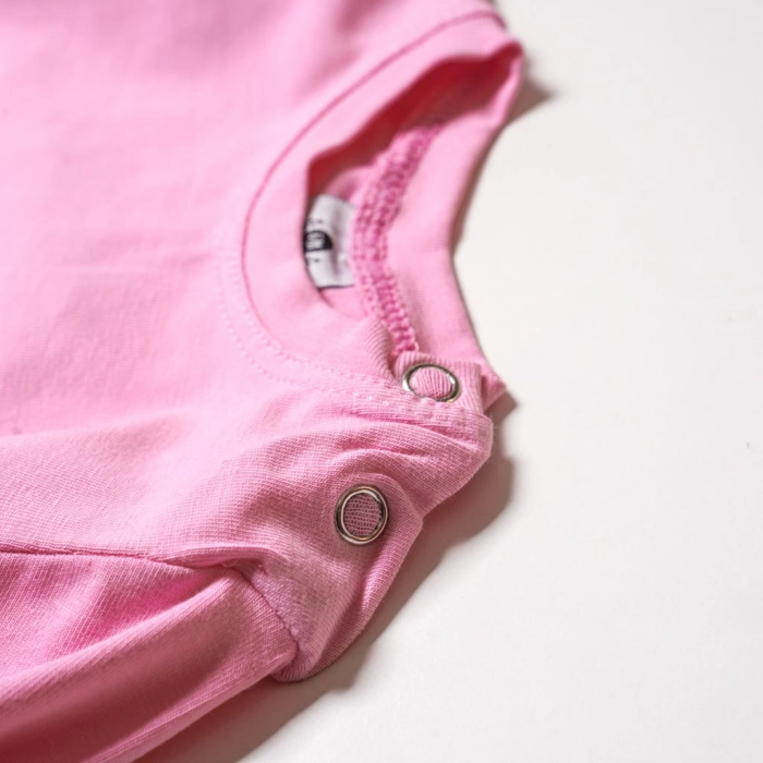 Παιδική μπλούζα μονόχρωμη ροζ για εκδηλώσεις αγόρια κορίτσια παραστάσεις 1