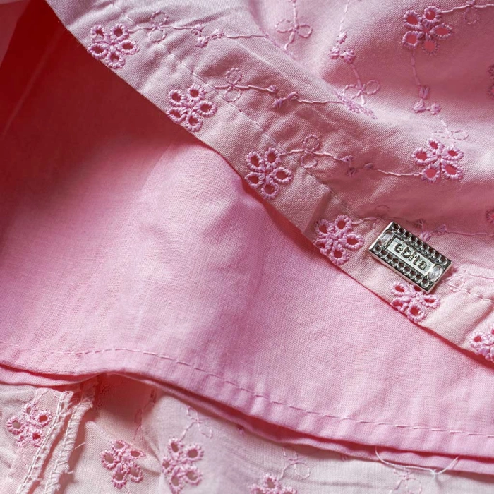 Παιδικό φόρεμα Εβίτα για κορίτσια Girly Ροζ φορεματάκια καθημερινά για κοριτσάκια online 9
