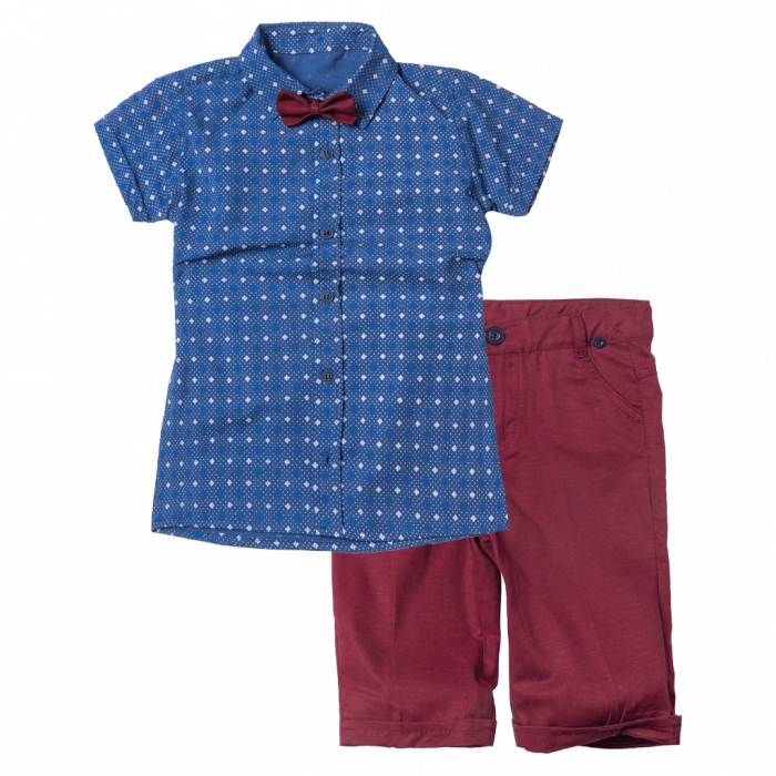 Παιδικό σετ για αγόρια Snow μπλε καλό ντύσιμο για παιδάκια ποιοτικά ιδιαίτερα online