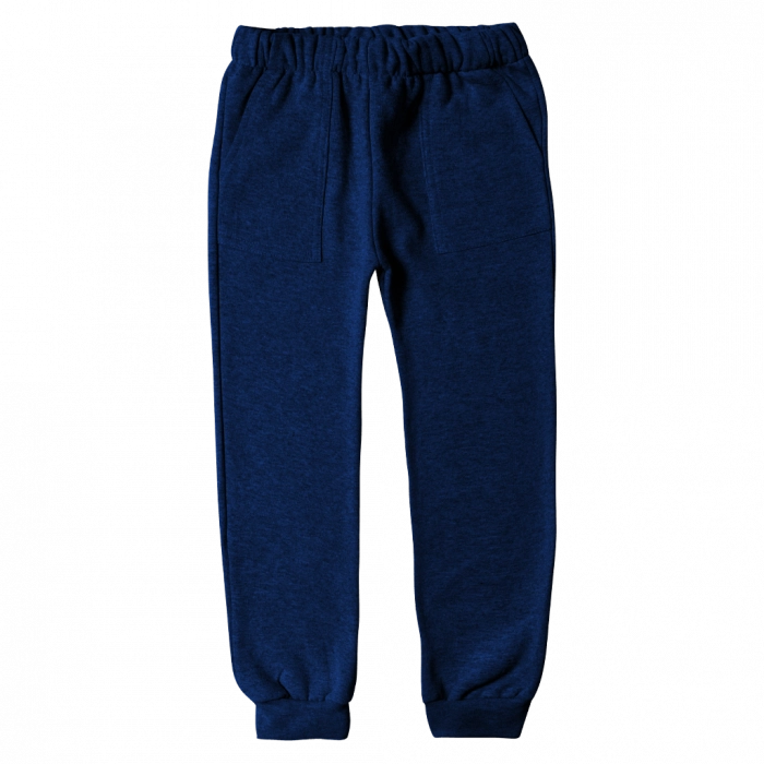 Παιδικό παντελόνι φόρμας Line για αγόρια χειμερινό μπλε
