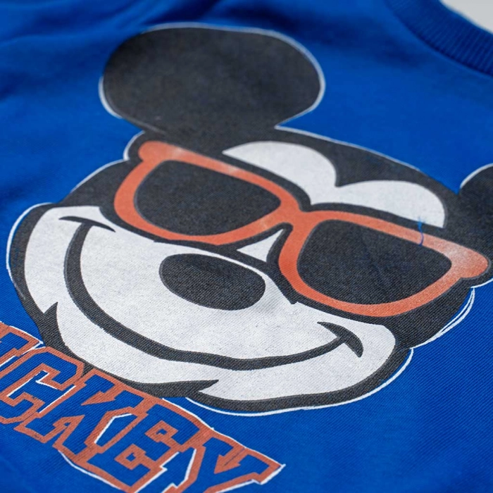 Βρεφικό σετ Disney για αγόρια Little Mickey ανοιχτό μπλε αγορίστικα επώνυμα βαμβακερά 100% online 18 μηνών (2)