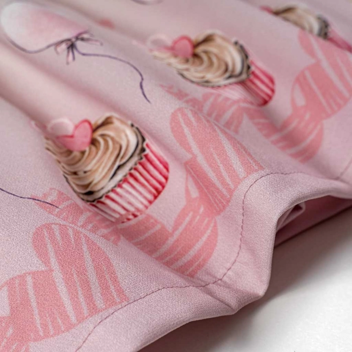 Παιδικό σετ ΕΒΙΤΑ για κορίτσια Cupcakes ροζ άνετο ζακέτα καλό παρτι χειμωνιάτικο τσάντα ετών online4