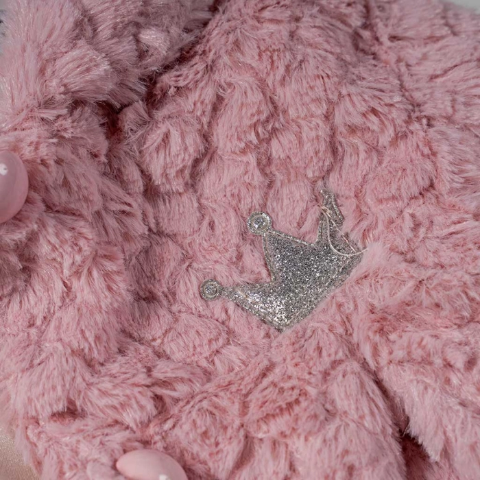 Παιδικό σετ ΕΒΙΤΑ για κορίτσια Cupcakes ροζ άνετο ζακέτα καλό παρτι χειμωνιάτικο τσάντα ετών online8