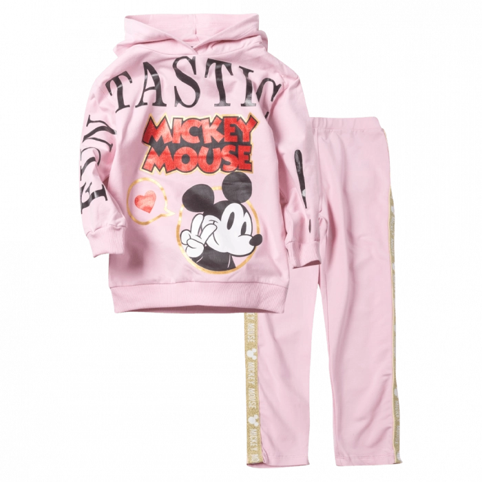 Παιδικό σετ Disney για κορίτσια Tastic ροζ κοριτσίστικα κουκούλες online mickey κολάν δώρα (1)