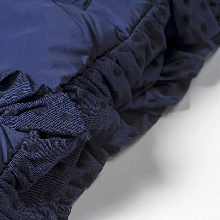 Βρεφικό μπουφάν Original Marines για κορίτσια Baby μπλε χειμωνιάτικα μακρυμάνικα online μηνών επώνυμα (1)