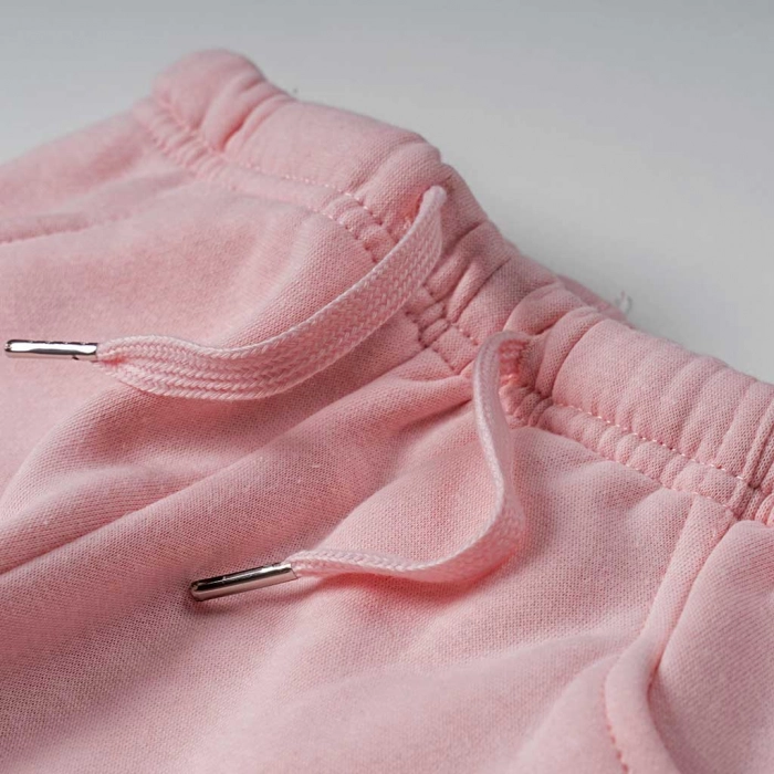 Παιδικό σετ φόρμας New College για κορίτσια Girl Dress ροζ χειμωνιάτικες καθημερινές ζεστές ετών online (7)