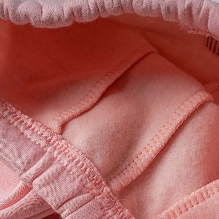Παιδικό σετ φόρμας New College για κορίτσια Girl Dress ροζ χειμωνιάτικες καθημερινές ζεστές ετών online (1)