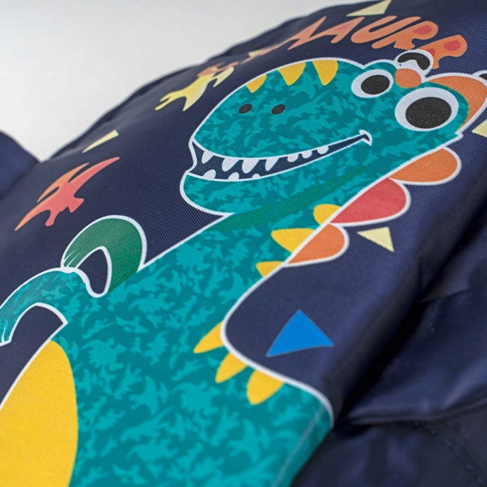 Παιδική τσάντα πλάτης για αγόρια Graurrr μπλε καθημερινό δεινόσαυρο  (4)