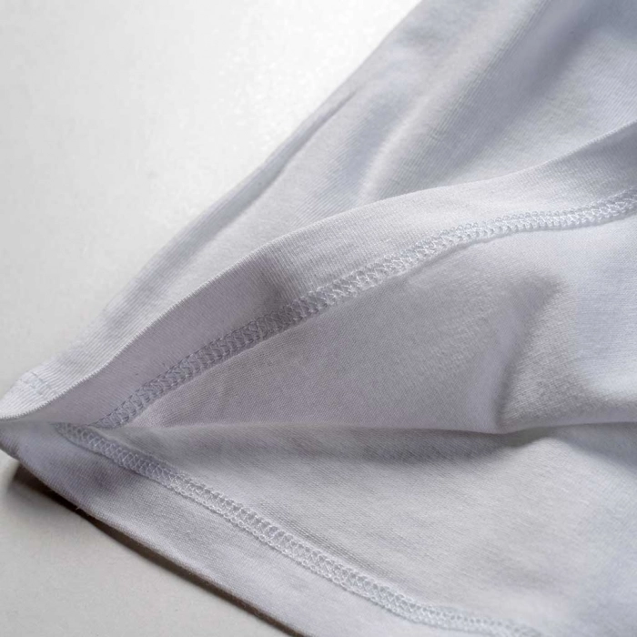 Παιδική μπλούζα Guess για κορίτσια Vail άσπρο καθημερινά μονόχρωμα κοριτσίστικα online (1)
