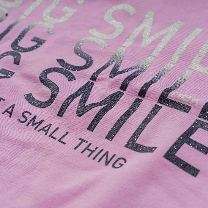 Παιδικό σετ  NEK για κορίτσια Smile ροζ καθημερινά κοριτσίστικα ετών online (1)