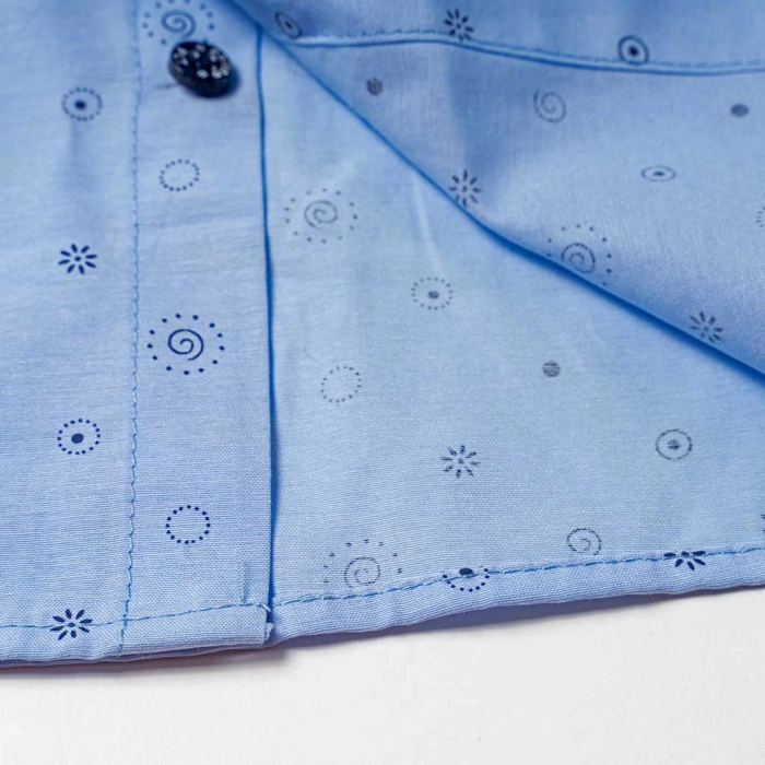 Παιδικό σετ με πουκάμισο Loupi γαλάζιο μοντέρνο για γιορτές με τιράντες αγορίστικο ετών Online (4)