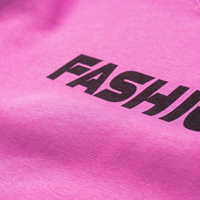 Παιδικό σετ φόρμας για κορίτσια ΝΕΚ Fashion ροζ εφηβικά ρούχα φόρμες φούτερ ελληνικά (2)