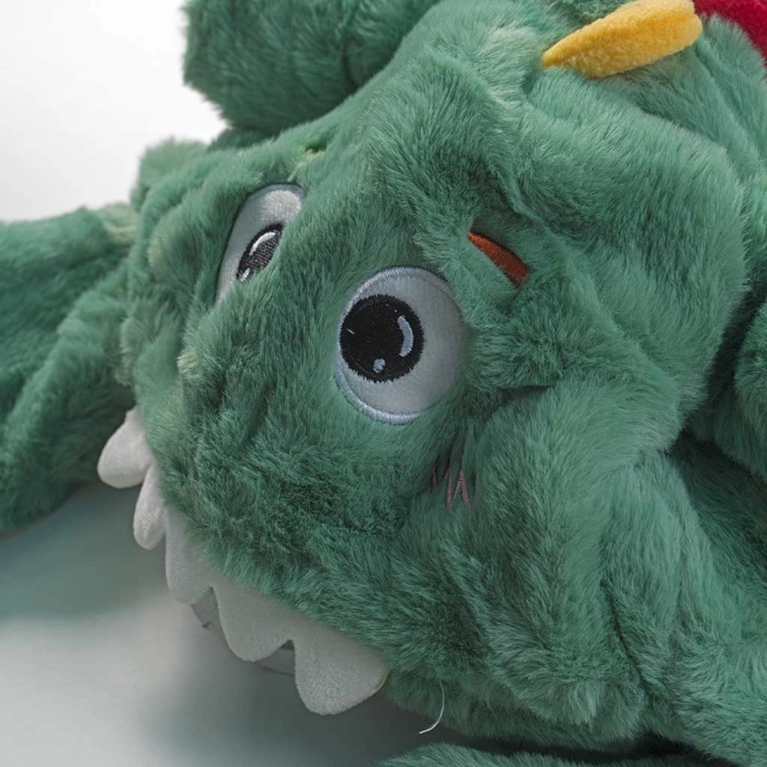Παιδικός σκούφος με αυτάκια που σηκώνονται cute monster πράσινο κουνιούνται κίνηση αυτιά μοντέρνο ζεστό ετών (4)