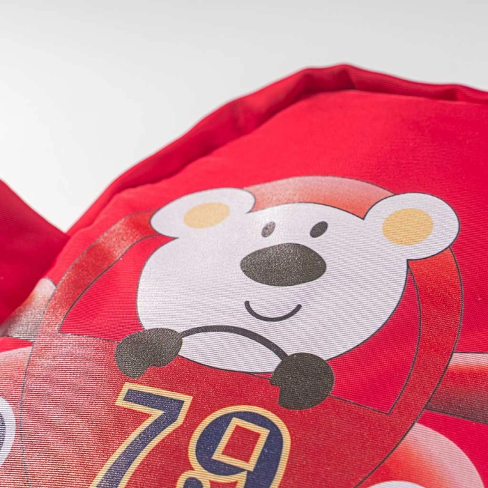 Παιδική τσάντα πλάτης για αγόρια Beardrive κόκκινο μοντέρνο οικονομικό αυτοκίνητο  αρκουδάκι ετών online (2)