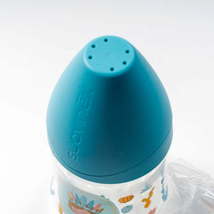 Βρεφικό μπιμπερό Suavinex για αγόρια Indianito γαλάζιο 150ml +0m αγορίστικα για μωρά online (4)