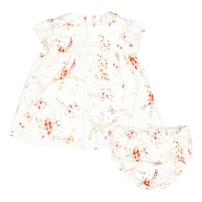 Βρεφικό φόρμεα Losan για κορίτσια Blossom μπεζ μωρό βόλτα καλό με βρακάκι επώνυμο καλοκαιρινό μηνών online (3)