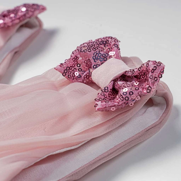Παιδικό φόρεμα αμπιγέ για κορίτσια Pilar ροζ παρανυφάκι αμπιγέ καλό γάμο βάφτιση ετών online (2)