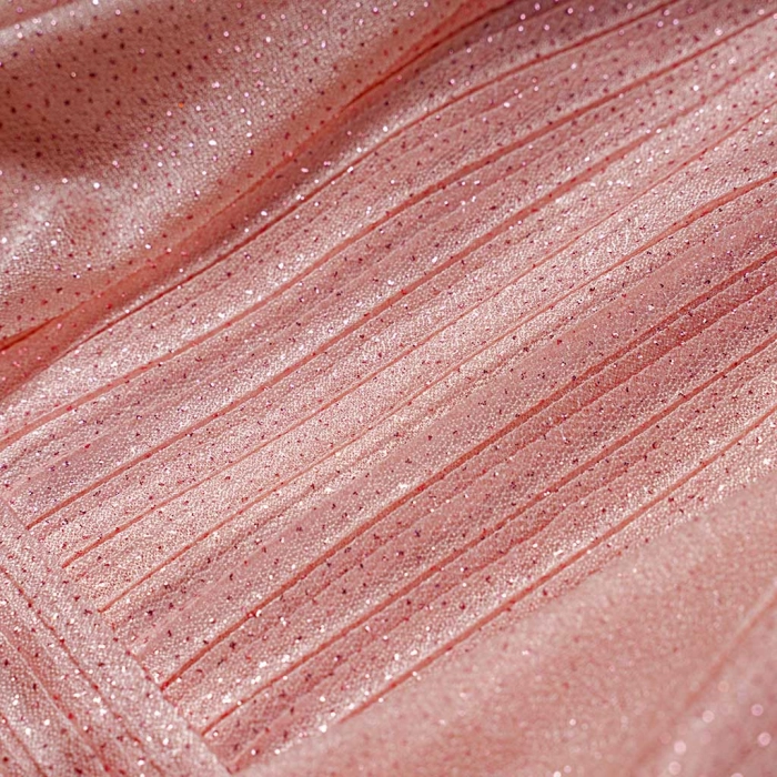 Παιδικό φόρεμα αμπιγέ για κορίτσια Mia ροζ γάμος βάφτιση χρυσόσκονη καλό τούλι ετών online (2)