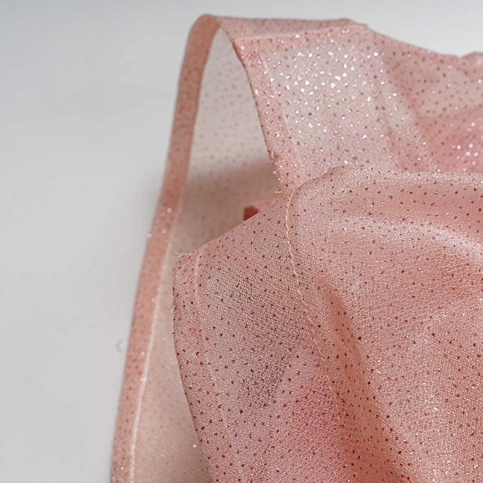 Παιδικό φόρεμα αμπιγέ για κορίτσια Mia ροζ γάμος βάφτιση χρυσόσκονη καλό τούλι ετών online (5)
