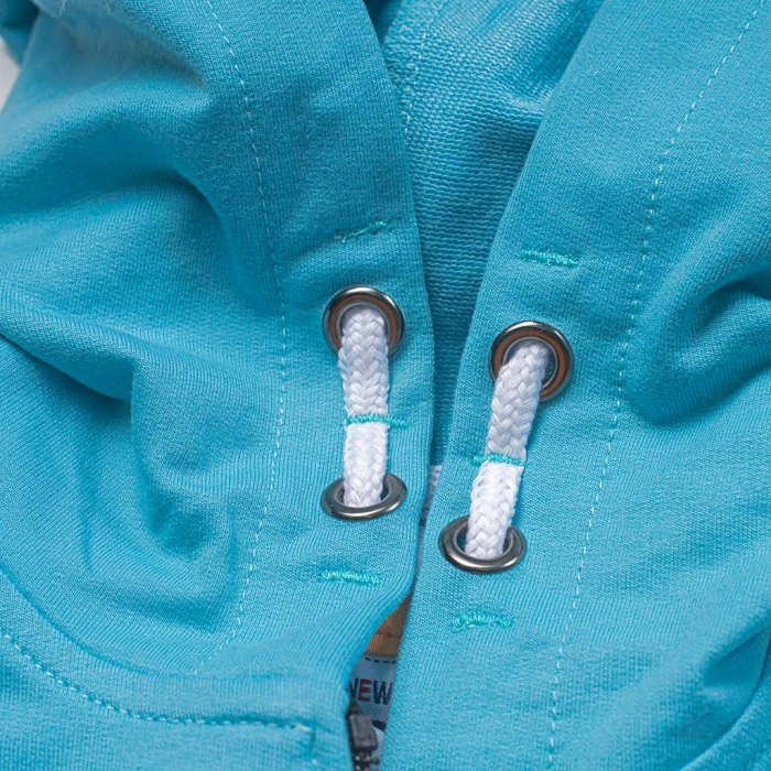 Παιδικό σετ New College για αγόρια Louis γαλάζιο καθημερινά σετάκια καλοκαιρινά τριπλέτες online (6)