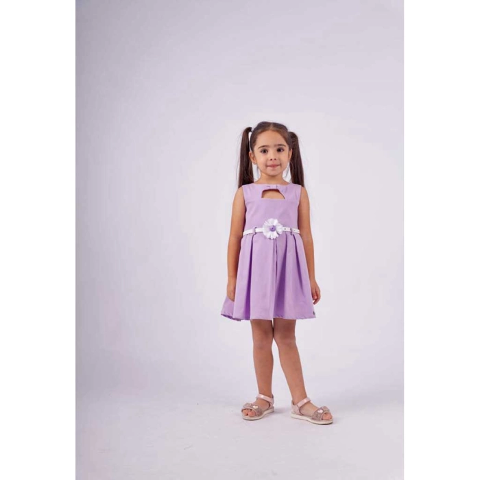 Παιδικό φόρεμα Εβίτα για κορίτσια Daisy μωβ μοντέρνο βόλτα καλοκαιρινό ετών casual online (7)