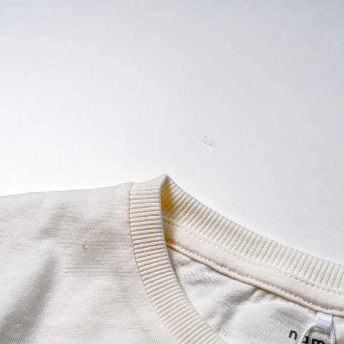 Παιδική μπλούζα Name it για αγόρια Ny  άσπρο καθημερινή καλοκαιρινή μακό βαμβακερή άνετη ετών online (4)