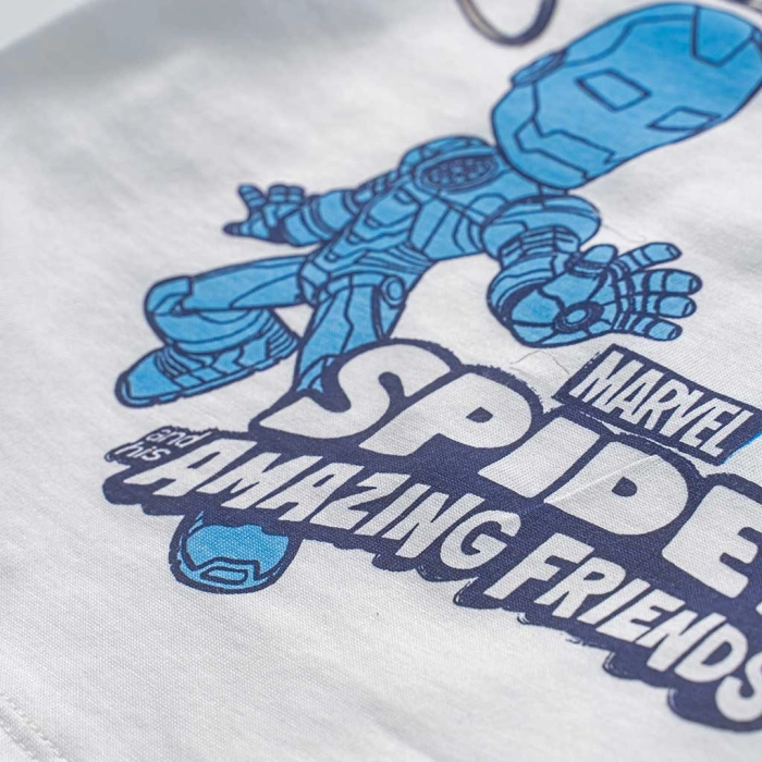 Βρεφκή μπλούζα Disney για αγόρια Spidey άσπρο αγορίστικεσ μπλούζες καλοκαιρινές spiderman ετών online (3)