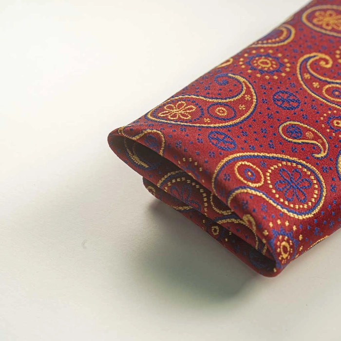 Παιδικό μαντίλι κοστουμιά γι αγόρια Reims μπορντό μαντίλια για σακάκια με γραβάτα ασορτί ετών online (3)