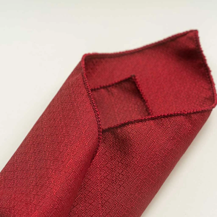 Παιδικό μαντίλι κοστουμιά γι αγόριa Toulon μπορντό μαντίλια για σακάκια με γραβάτα ασορτί ετών online (1)