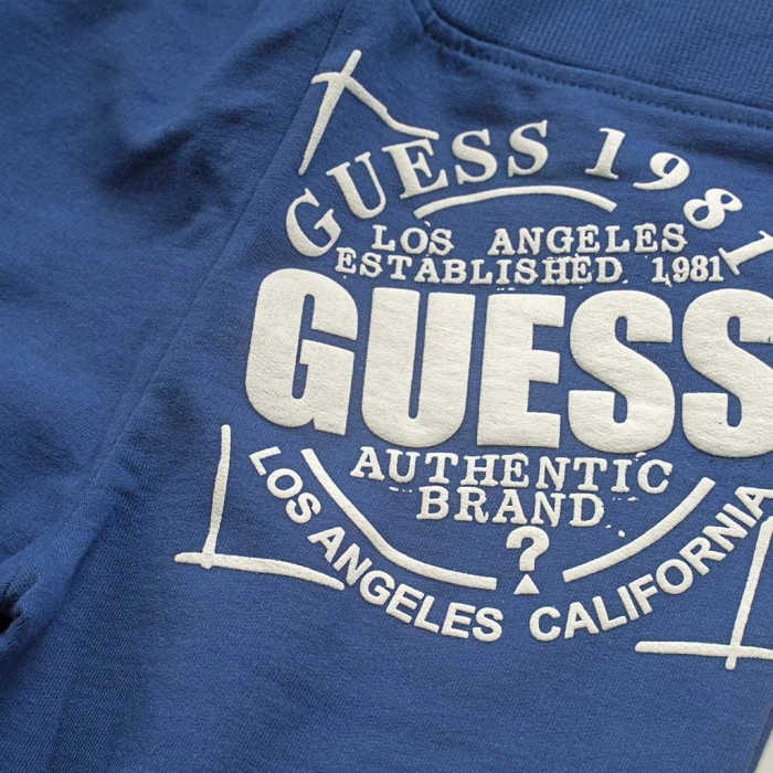 Παιδικό σετ φόρμας GUESS για αγόρια Club μπλε σχολείο καθημερινό ανοιξιάτικο φθινοπωρινό άνετο ετών online (1)