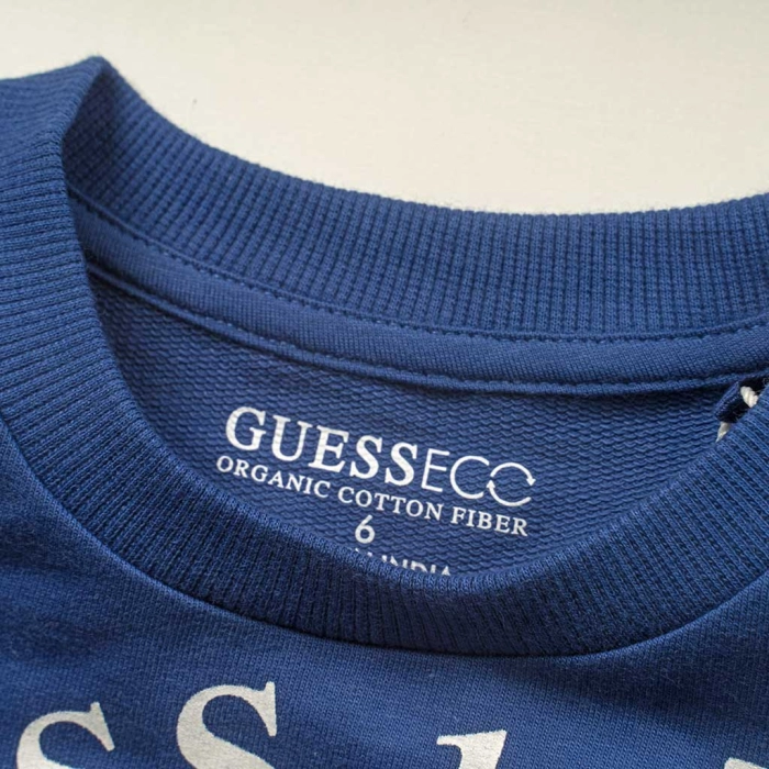 Παιδικό σετ φόρμας GUESS για αγόρια Club μπλε σχολείο καθημερινό ανοιξιάτικο φθινοπωρινό άνετο ετών online (4)