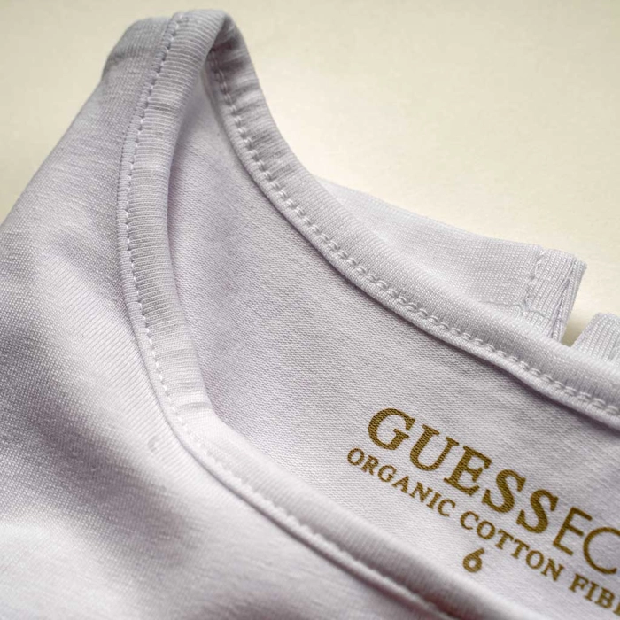 Παιδική μπλούζα GUESS για αγόρια Marcela άσπρο φθινοπωρινή λεπτή άνετη σχολείο ετών online (3)