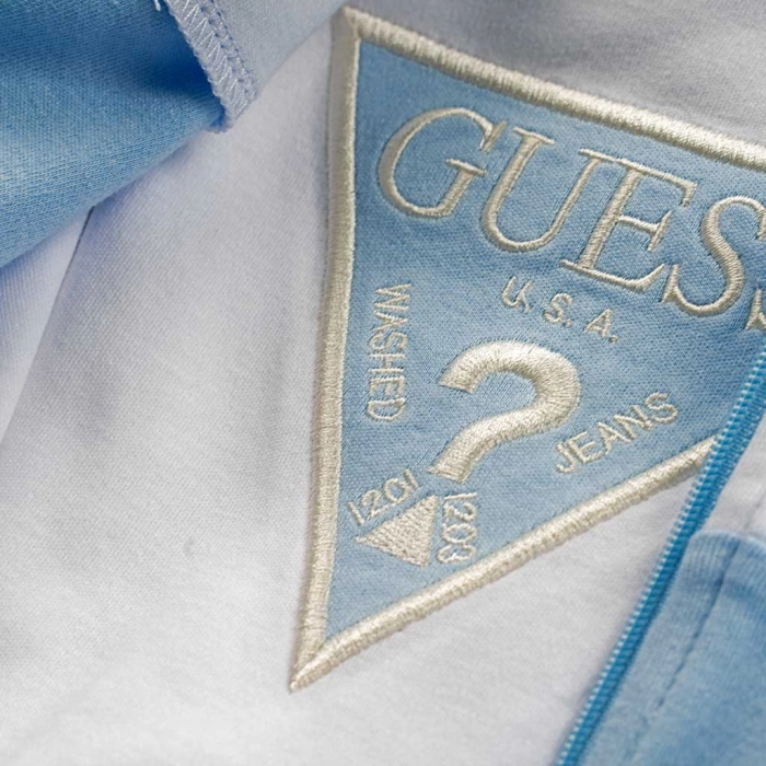 Βρεφικό σετ φόρμας Guess για αγόρια Happy γαλάζιο καθημερινό σχολείο άνετο ανοιξιάτικο φθινοπωρινό ετών  online (2)