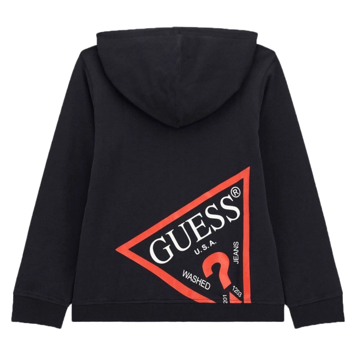 Παιδική ζακέτα Guess για αγόρια Bethnal μπλε καθημερινλη σχολείο άνετη επώνυμο βόλτα ετών online (1)